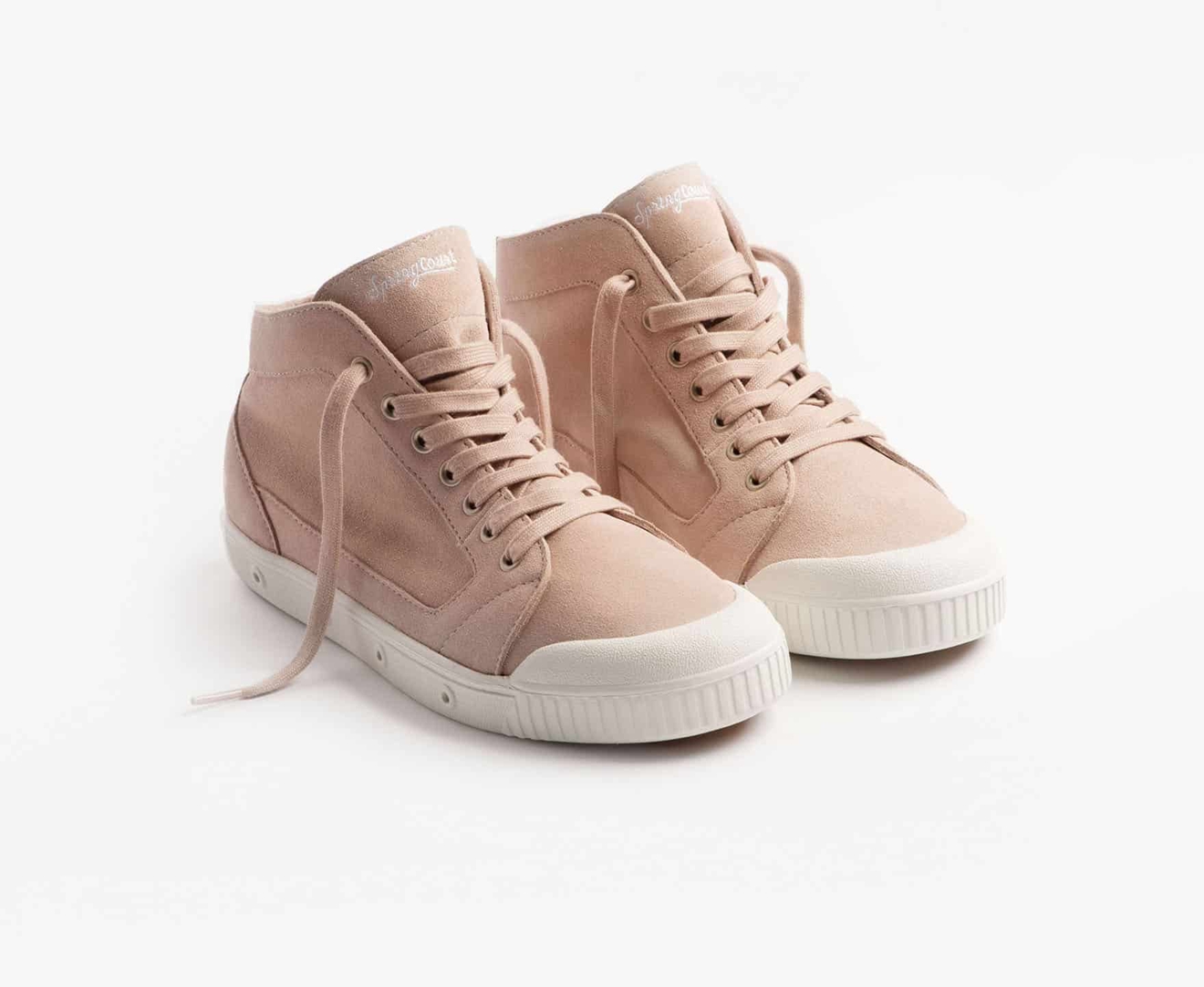 Spring Court M2 SILKY SUEDE Women's Trainers Beige | South Africa-76XFSHNPA